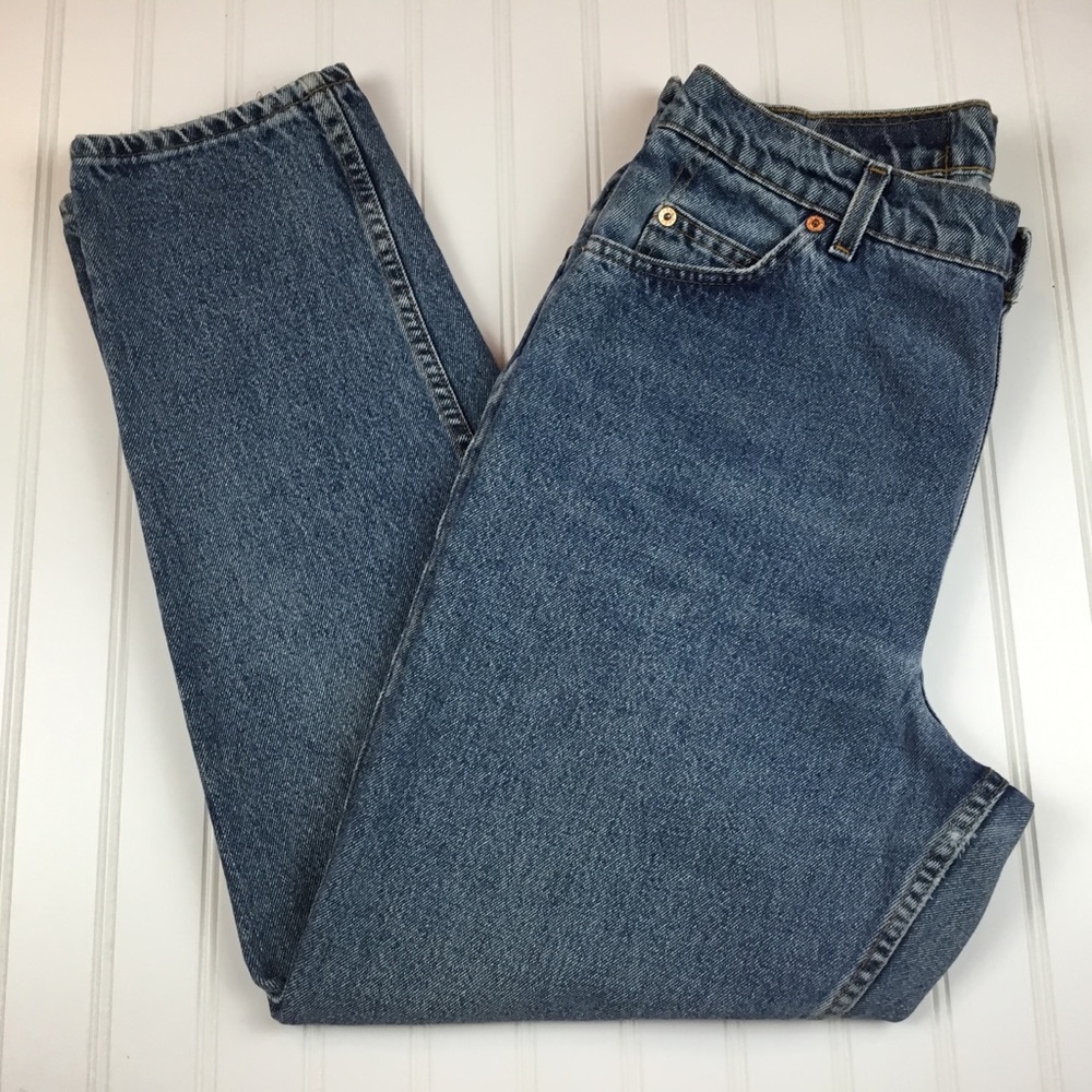 VERY RARE VINTAGE LEVI’S 950 Orange Tab Relaxed Fit Tapered Leg Jeans - Picture 5 of 15